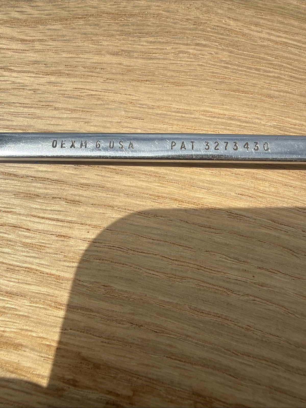 Snap On OEXM6 6mm 12Pt Combination Wrench USA 601 PAT 3273430, A+ CONDITION