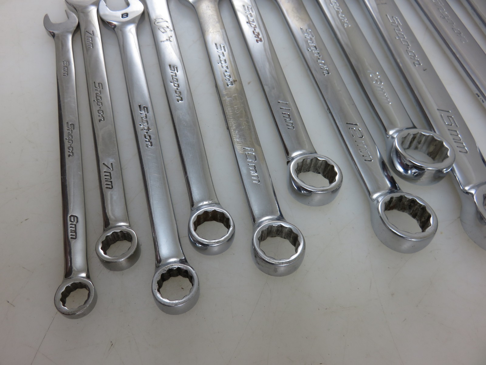 Snap-On OEXM SHORT Metric Combination Wrench 6mm-19mm 12pc Set Made In USA