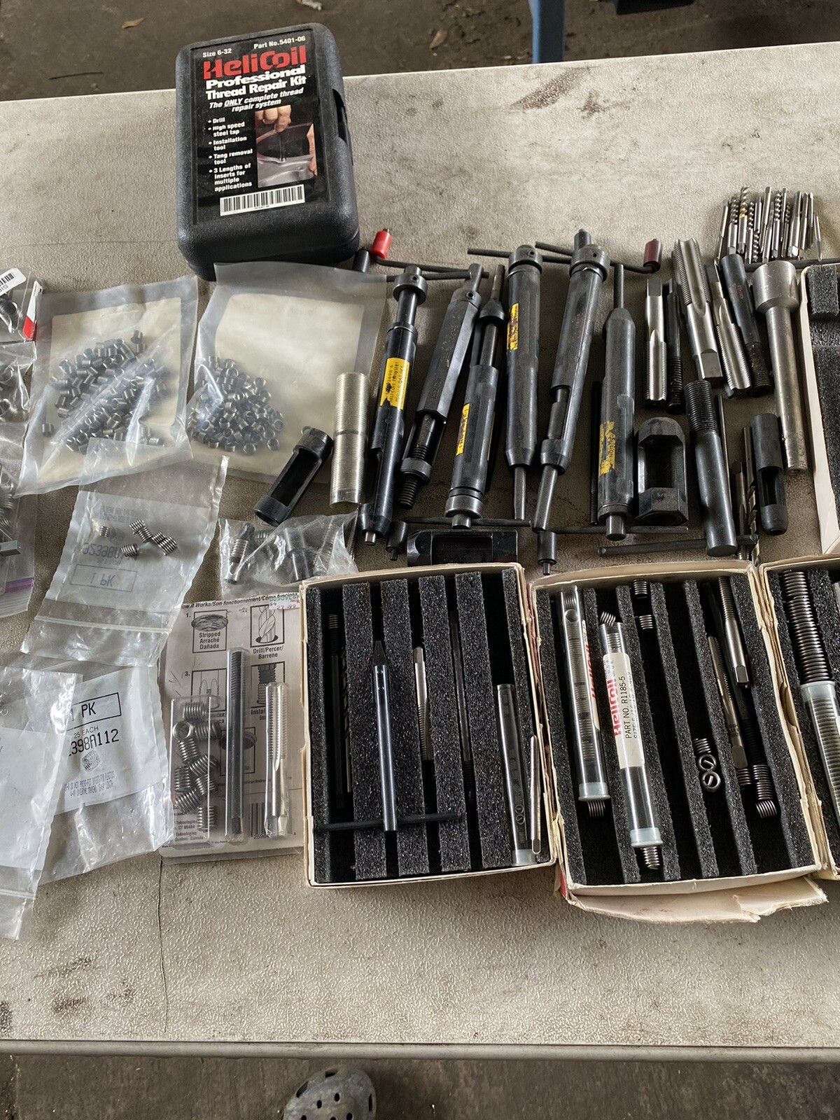 Helicoil Thread Repair Kit, Metric. Multiple Sizes.