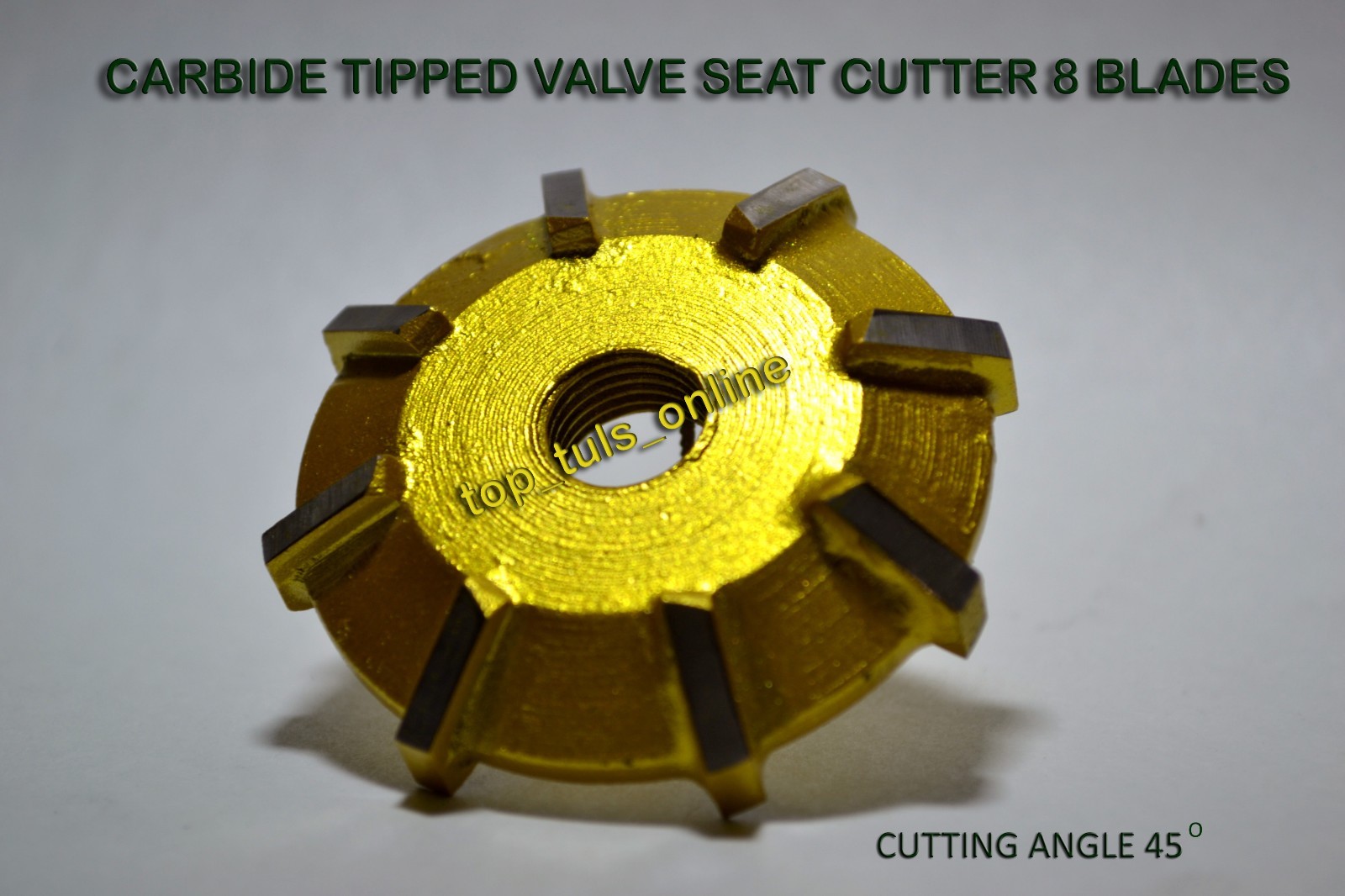 VALVE SEAT CUTTER CARBIDE TIPPED ALL SIZE TOP – BASE- THROAT CUT CHOOSE YOUR OWN