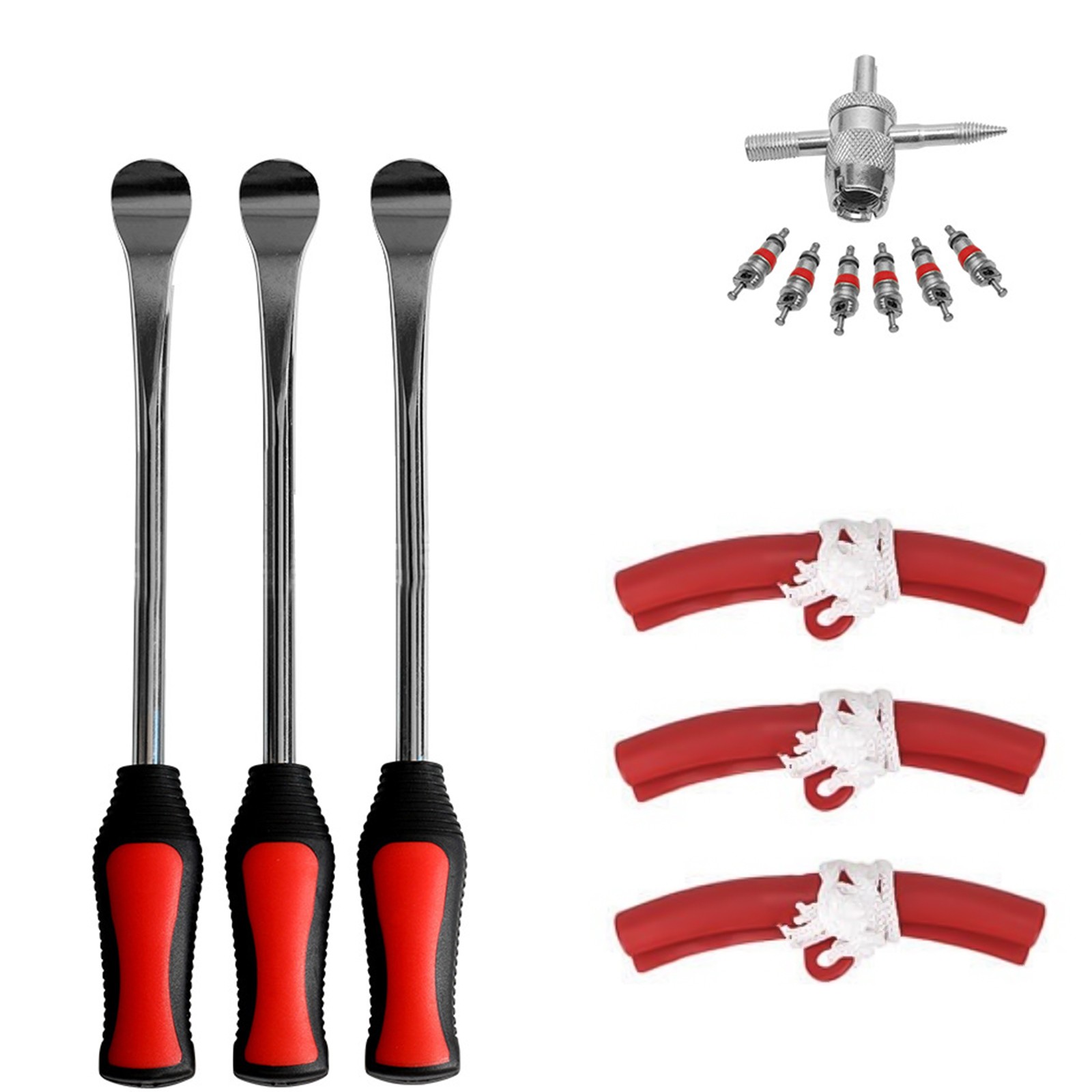 Steel 370mm/14.6″ Tire Lever Lifting Pry Bar Tool Set For Auto Mechanical Repair