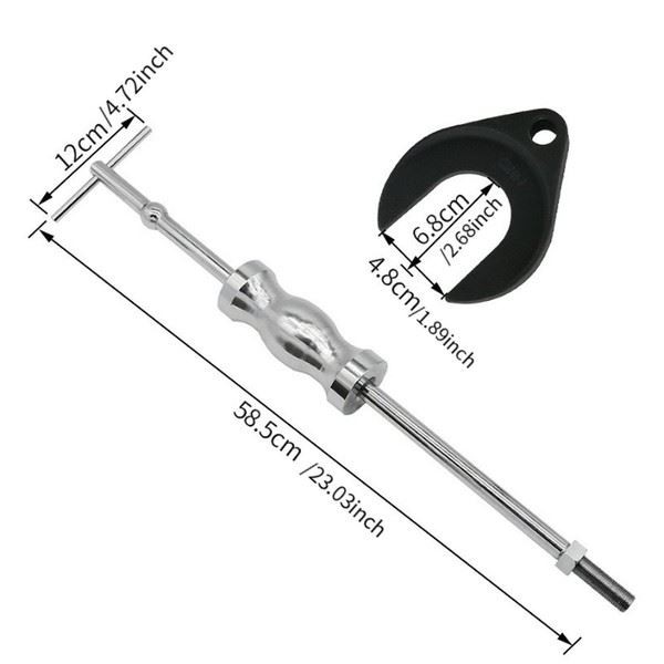 Inner CV Joint Puller Tool Set 5/8″-18 Slide Hammer with 48mm Adapter cv joint