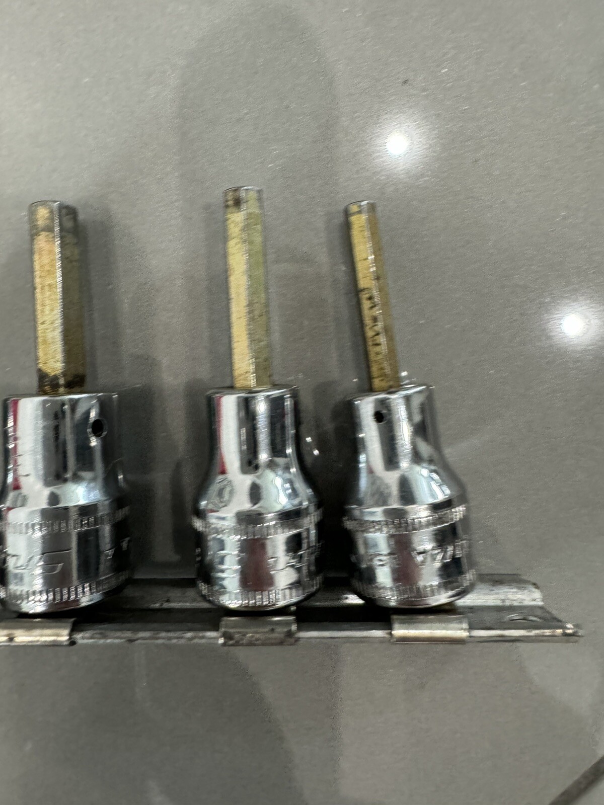 Set of 7 Snap On 3/8″ drive hex / allen sockets 4mm to 10mm (FAM4A to FAM10B)