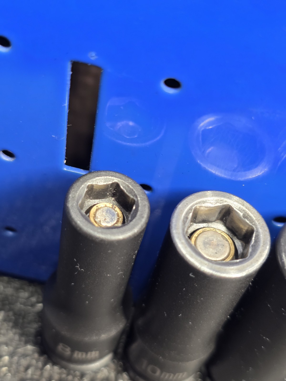Grey Pneumatic GP 3/8″ Drive 8, 10, 12 & 14mm Magnetic Deep Impact Sockets Nice