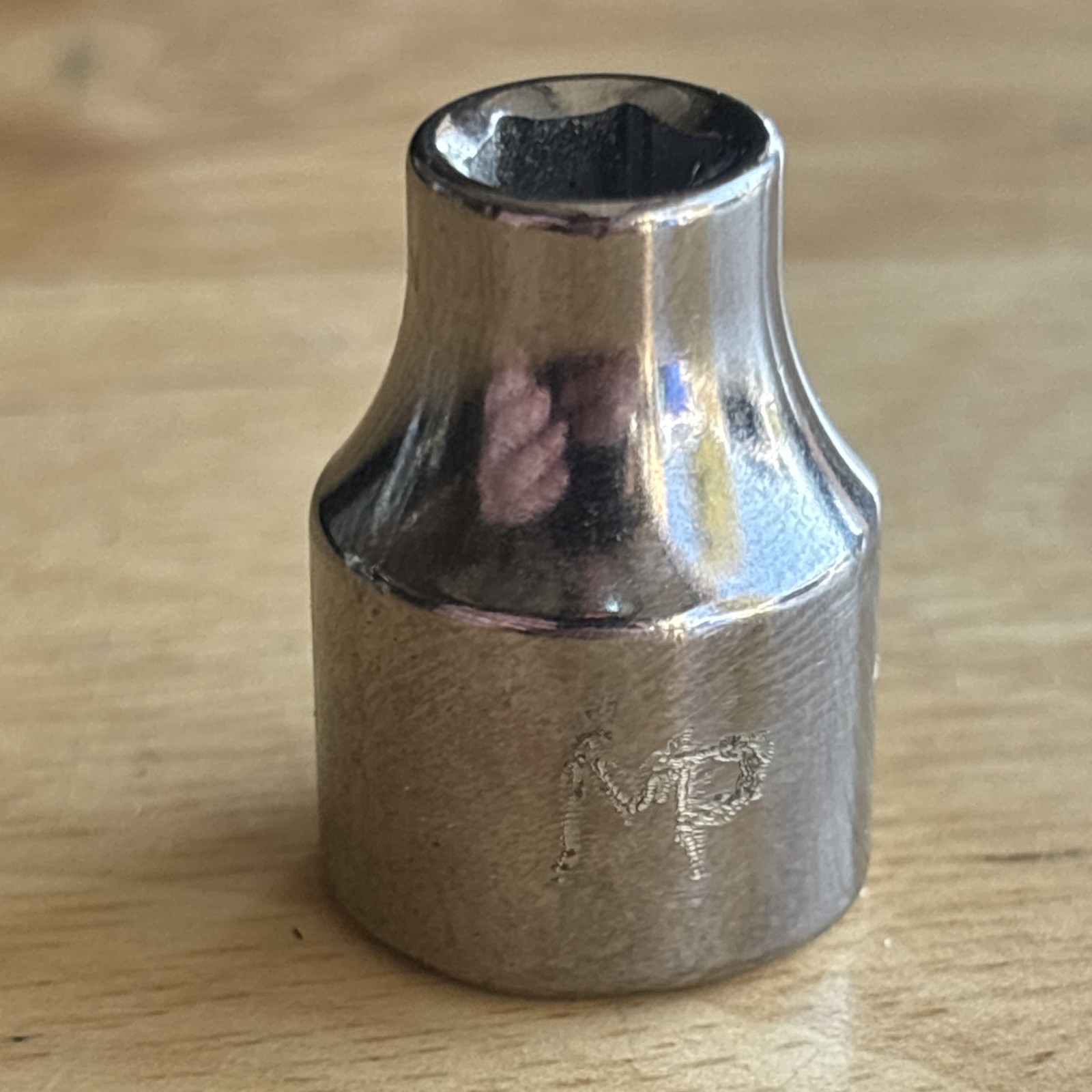 Craftsman 1/4″ Shallow Socket 3/8″ Drive 6 Point Easy Read 45821 USA READ!