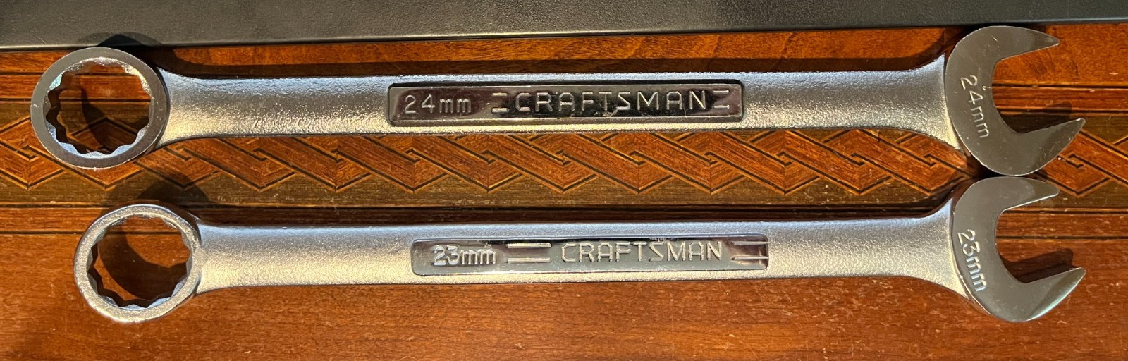 Craftsman Tools USA 5pc V 20mm-24mm Large Metric (Rare) Combination Wrench Set