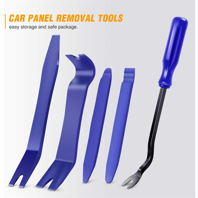 5Pcs/Set Trim Removal Pry Tool Kit for Car Radio Door Panel Fastener Dashboard