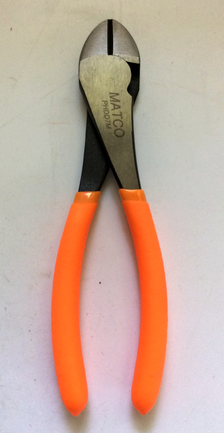 NEW Matco PHDD7M 7″ Heavy Duty Diagonal Cutting Pliers Wire Cutters Orange Grip