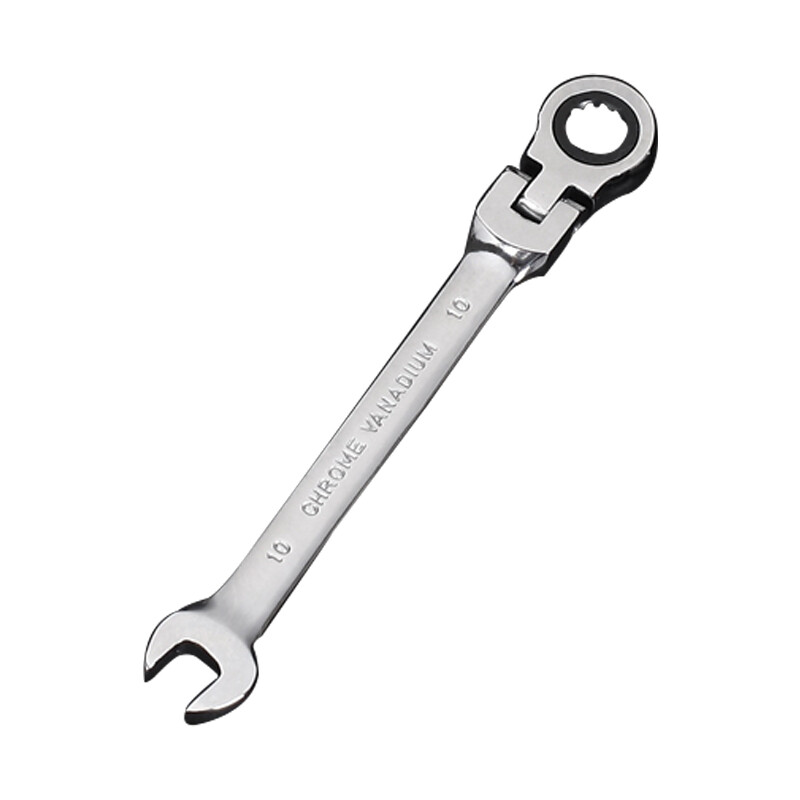 10mm Metric Flexible Head Ratcheting Wrench Spanner Tool Metric Flex Head