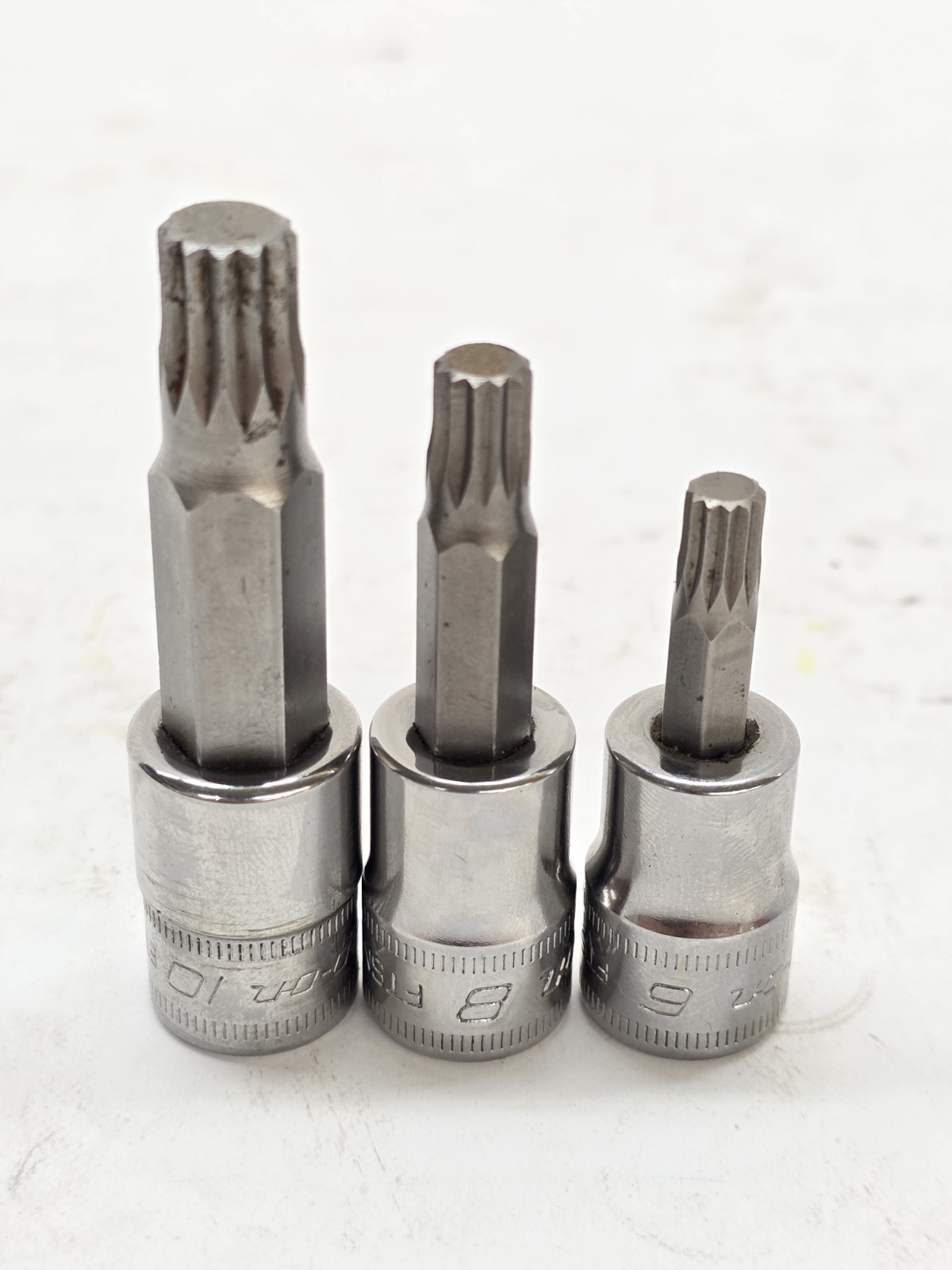 Snap-on Tools USA 3/8″ Drive 3pc Metric Triple Square Socket Set FTSM6E,8E,10E
