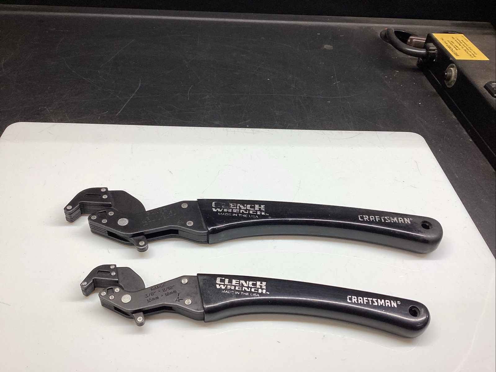 Two Craftsman Clench Wrenches 42310 1/2 “To 15/16 “ 42308 3/8 “To 11/16”