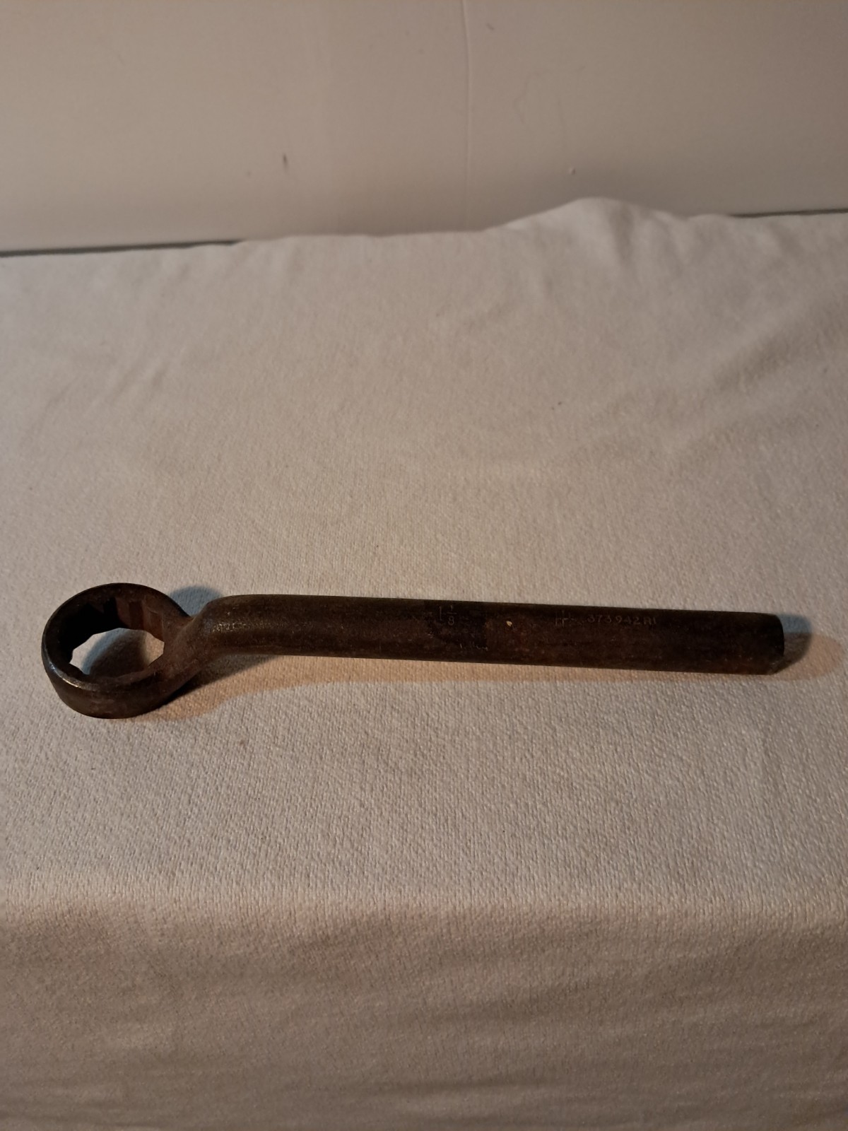 box end wrench on one end, straight on the other.