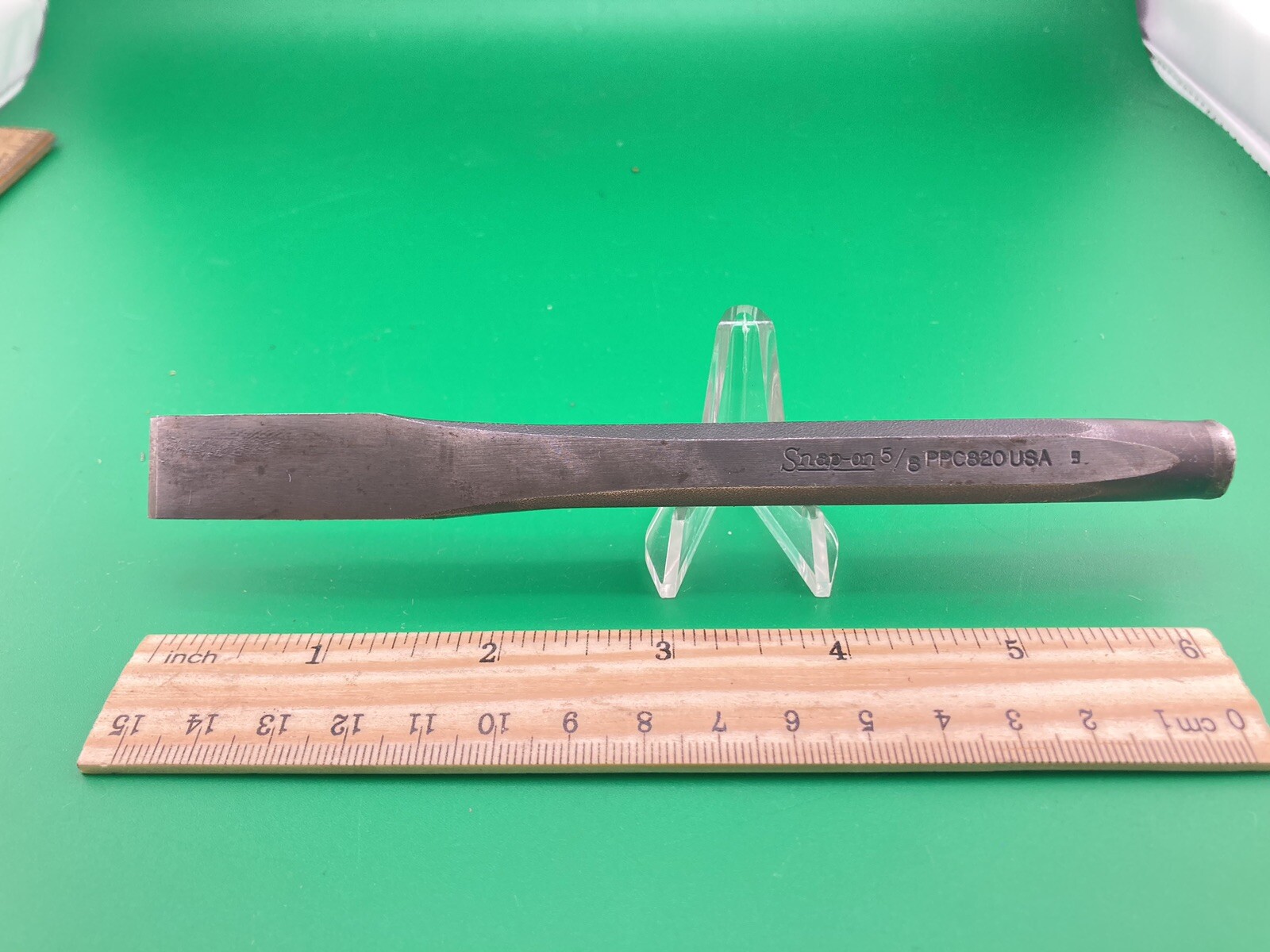Snap-On Tools USA 6 1/2″ Length 5/8″ Flat Chisel PPC820 Nice Condition