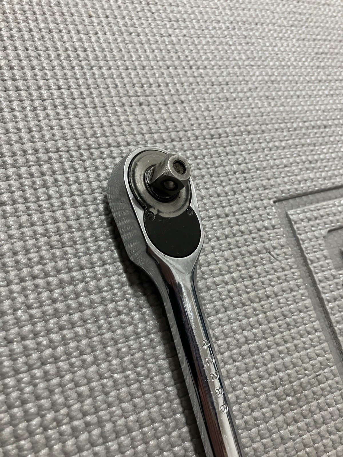Rare Sears Craftsman Canada 3/8” Drive Quick Release Full Polish Ratchet 42286