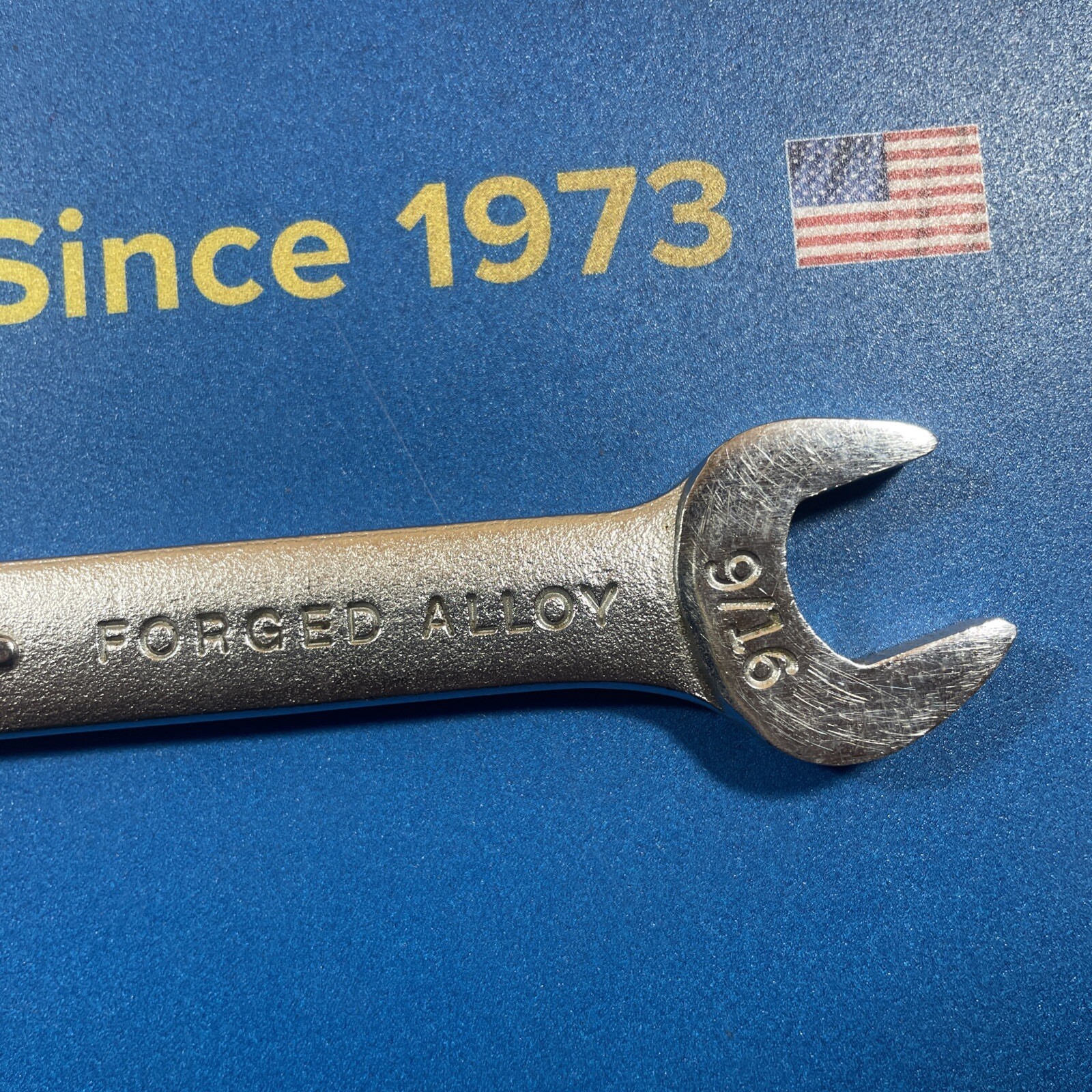 Easco No. 61 120 Double Open End Wrench Size 5/8 in x 9/16 in USA Tool