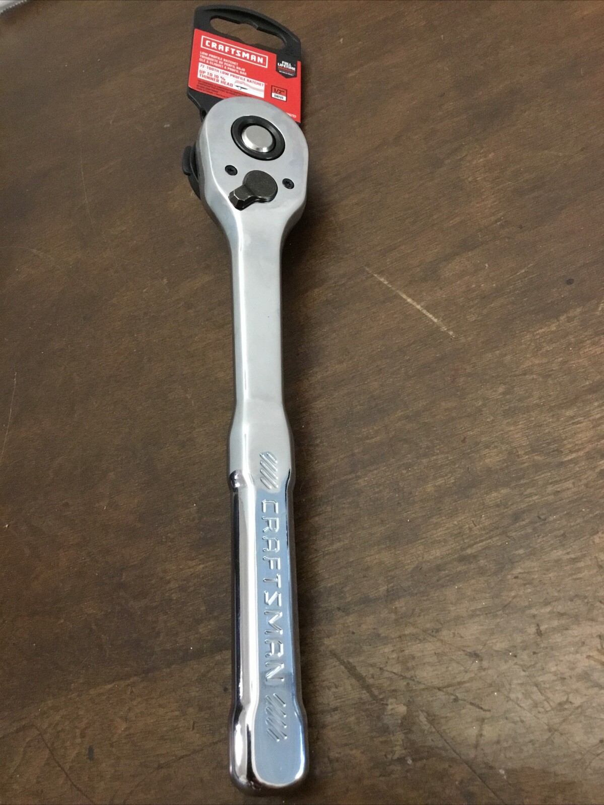 !NEW! Craftsman 72-Tooth Ratchet Full Polish Handle 1/2″ Drive CMMT86723