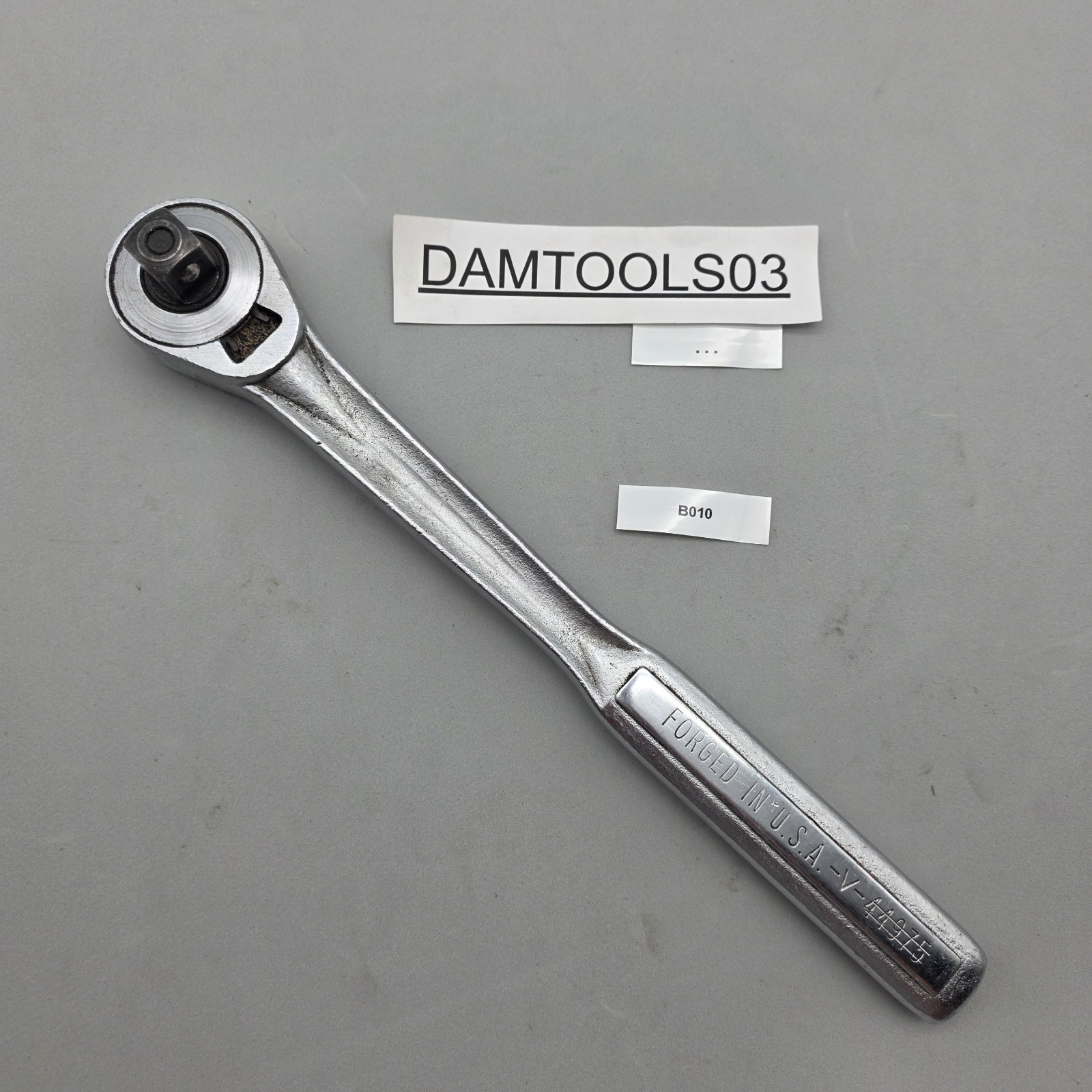 Vintage Craftman Tools 1/2″ Dr. Ratchet 10.25″ -V- 44975 USA