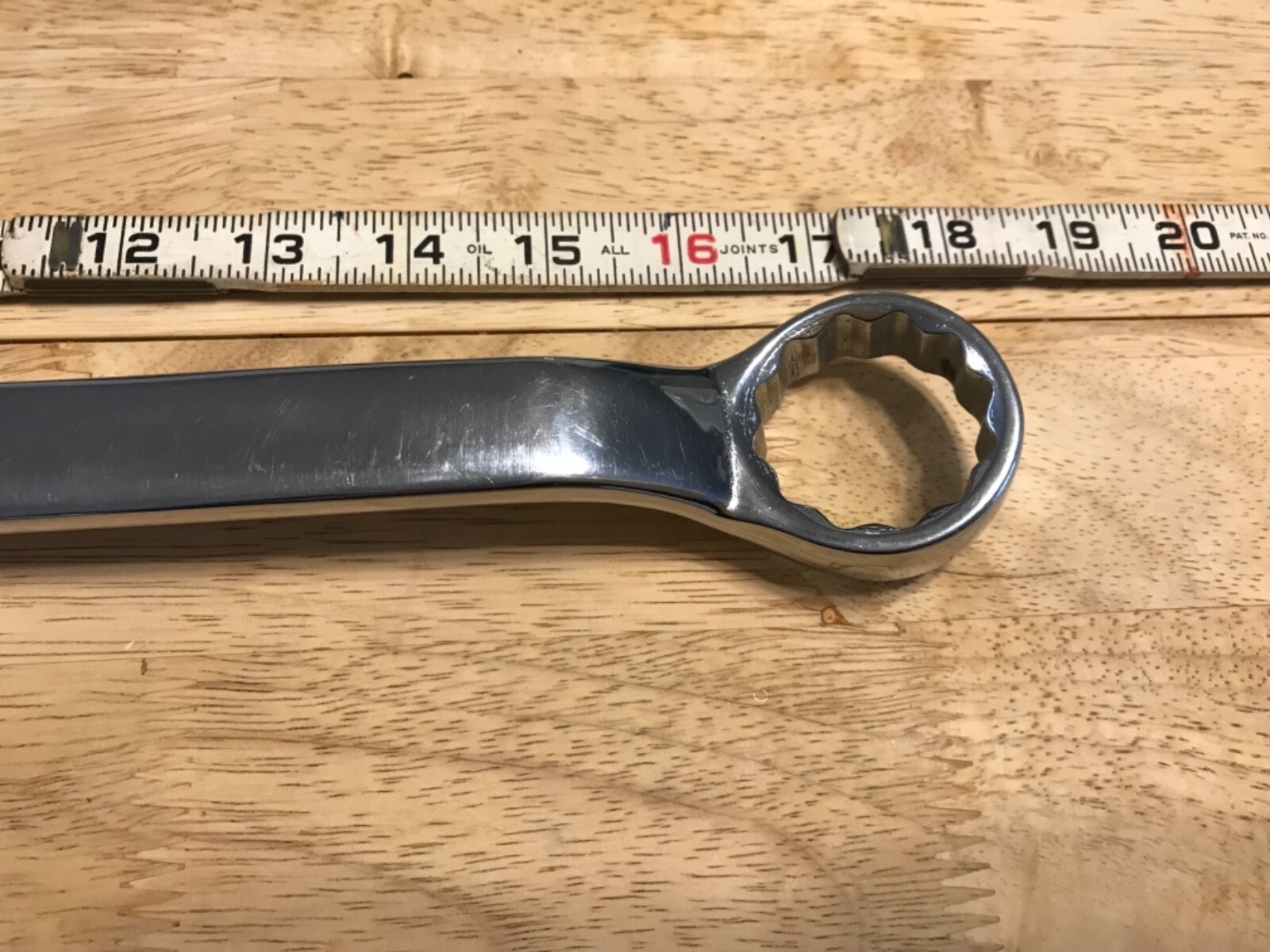 Snap On Tools 12 Pt Polished Double Box End Wrench 1-1/4” x 1-5/16” XB4042 USA