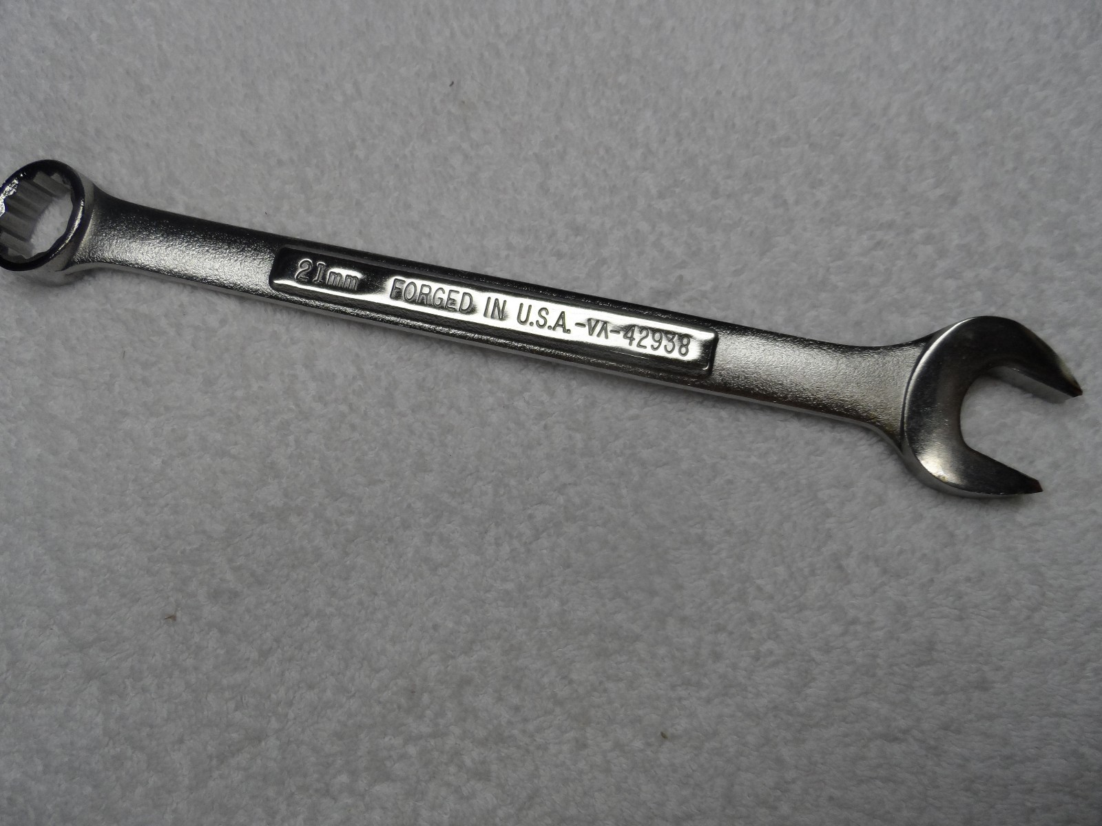 Craftsman Metric MM Combination Wrench, USA 12pt, 21mm – Part # 42938