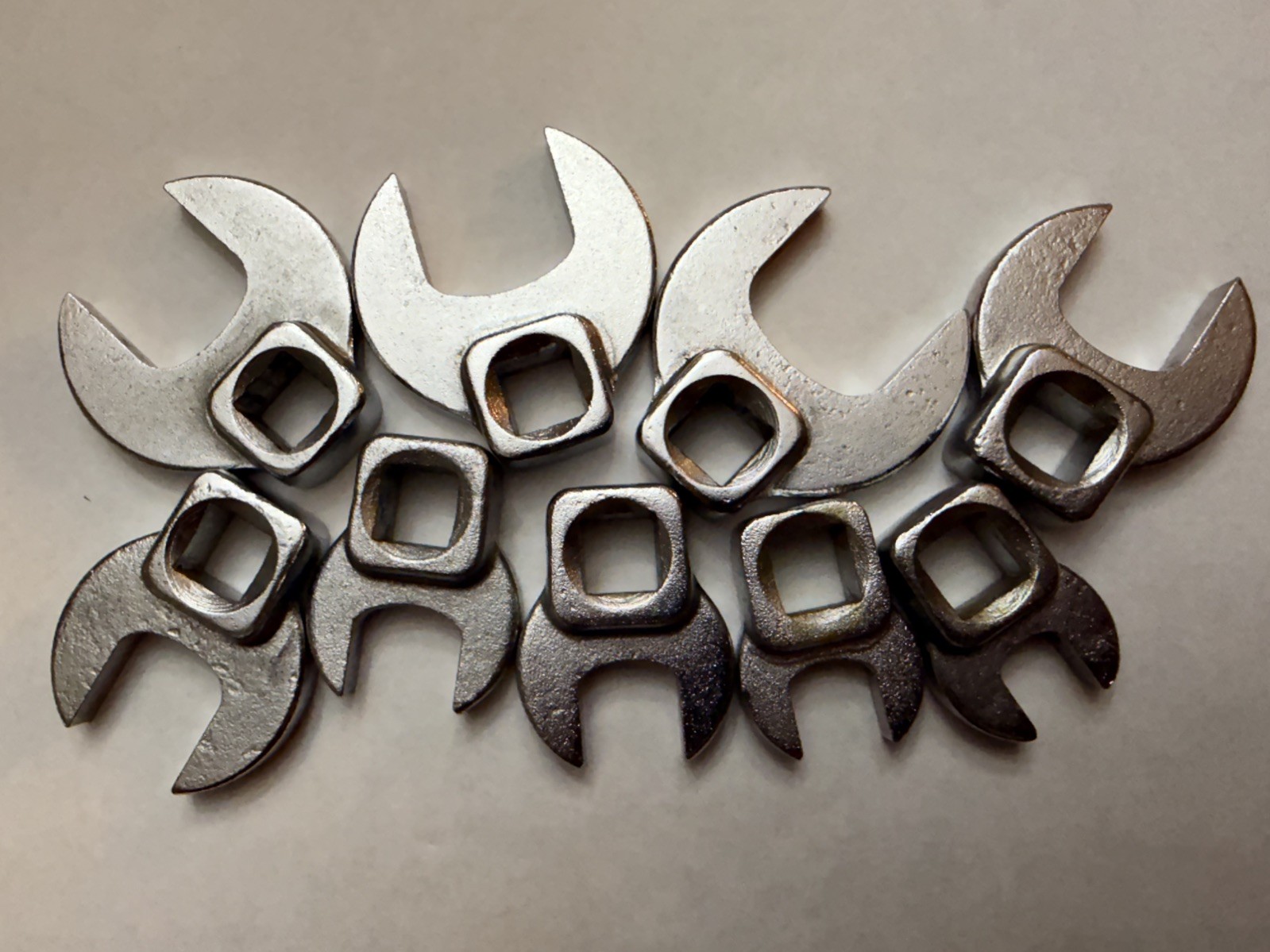Proto Tools 3/8” Drive 9 Piece SAE Crowfoot Wrench Set – USA MADE