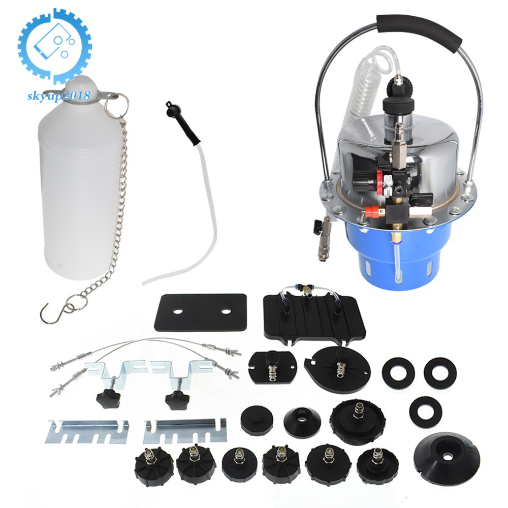 5L Portable Pneumatic Air Pressure Kit Brake & Clutch Bleeder Valve System Tool