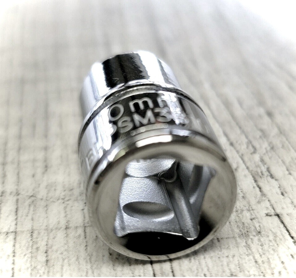 New Blue Point ™ Tools 10mm 3/8″ 6pt Shallow Chrome Socket BLPSM3810