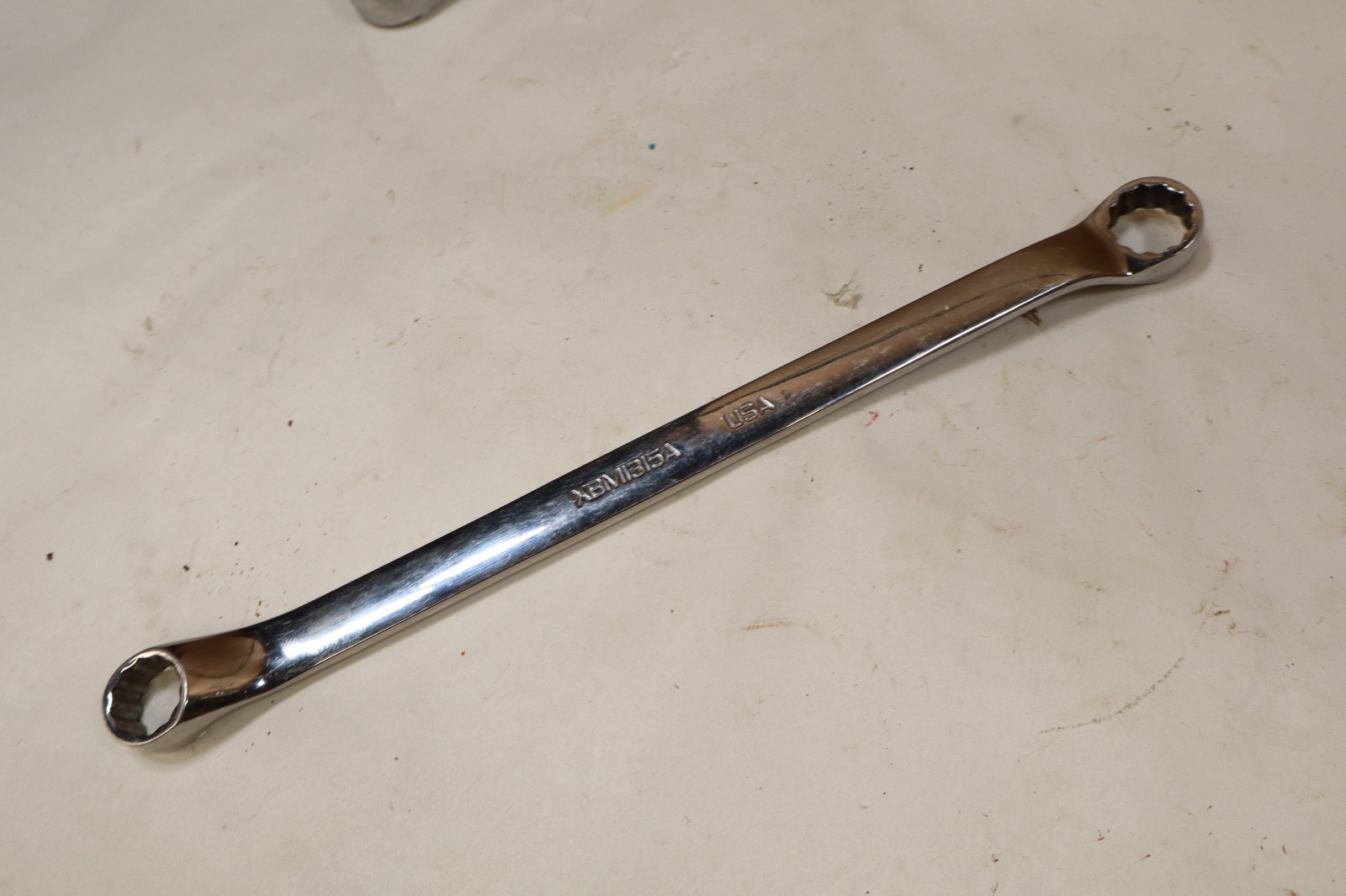 Vintage Snap-on 13mm x 15mm Box End Wrench XBM1315A USA