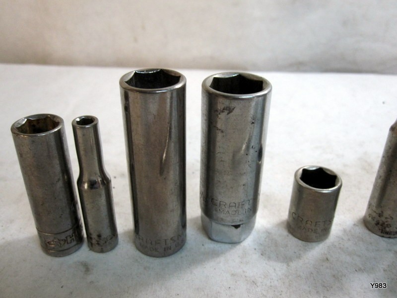 Craftsman socket set, extensions see description for details 13pc set