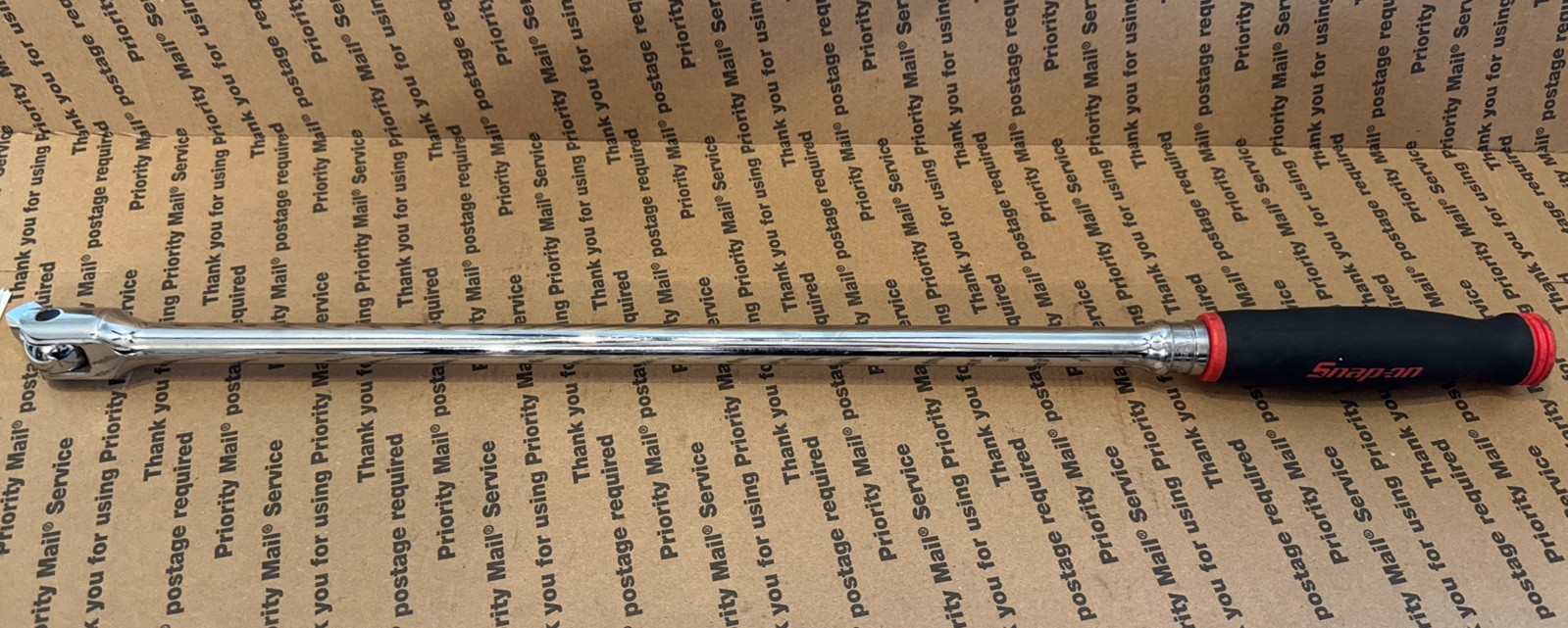 Snap On Tools SHBB24 1/2″ Drive 24″ Soft Grip Handle Breaker Bar RED