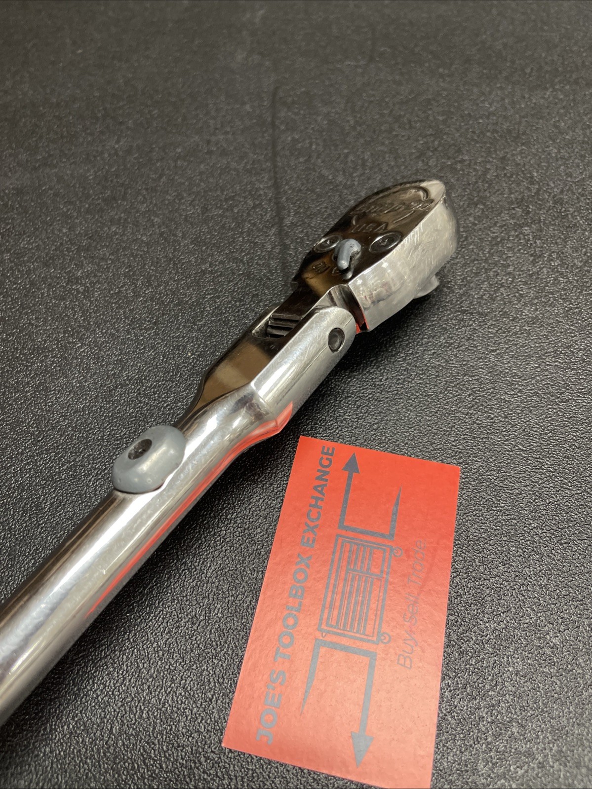 Snap On Tools used SHX80B 1/2″ Drive Soft Grip Handle Locking Flex Head