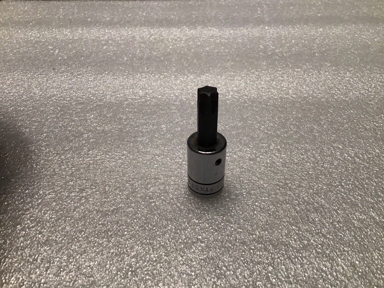 Snap-on#FTX50B – Chrome, 3/8″ drive, T50 TORX bit socket-USA-Nice!🇺🇸🇺🇸