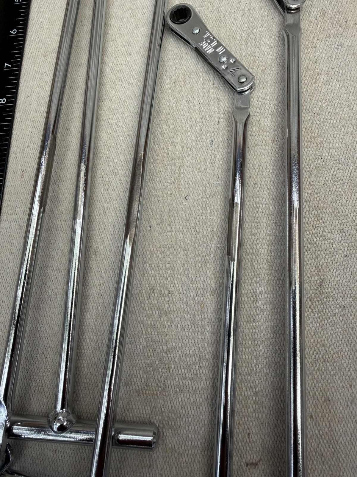 Snap-On Ratcheting T Handle Nut Driver 5pc Set RTB8 RTB10 RTB12 RTB14 RTB16 USA