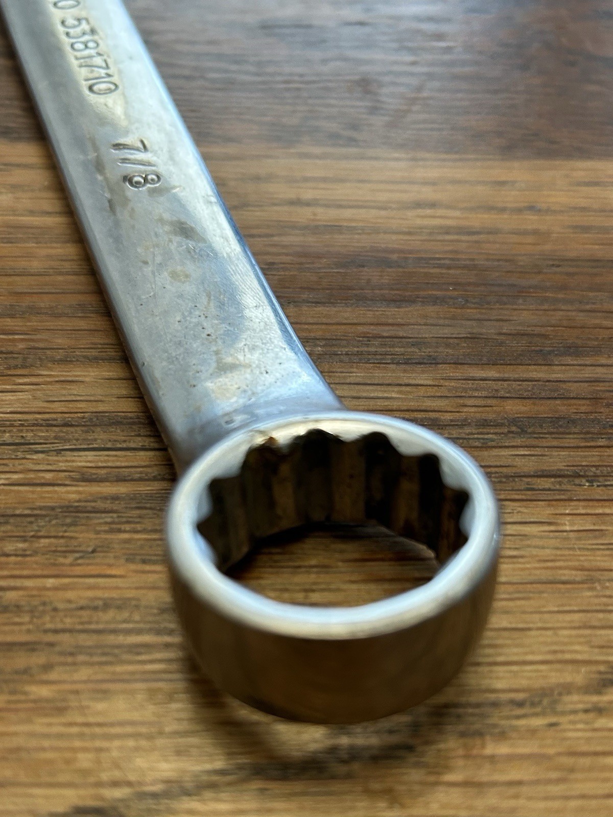 Proto 7/8″ Combination Wrench 12-Point SAE Anti-Slip Design ASD USA Made Satin