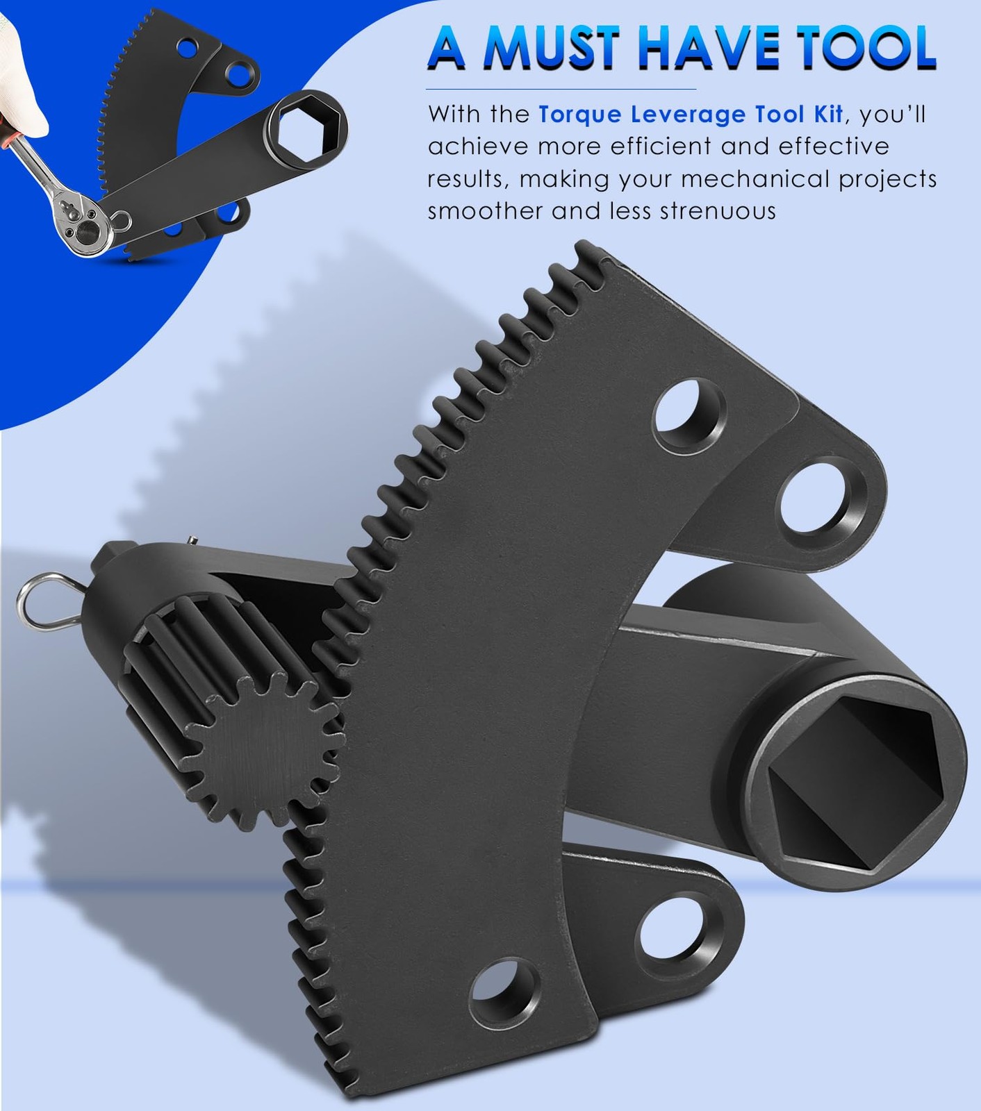 for Vw 36mm Axle Nut & Flywheel Gland Nut 000133 Torque Multiplier Leverage Tool
