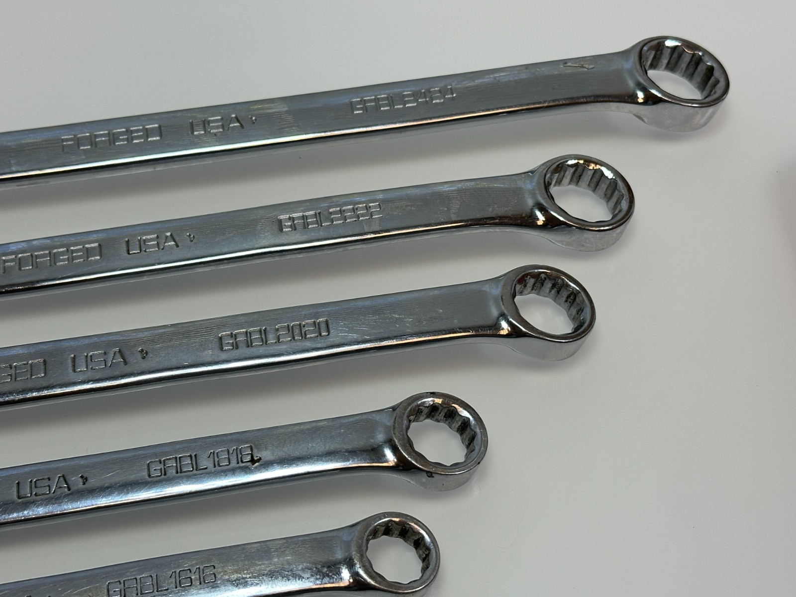 🇺🇸 Matco Tools USA SGRBL7T Pro Swing 7pc Box End Ratcheting Wrench Set, 12 Pt.