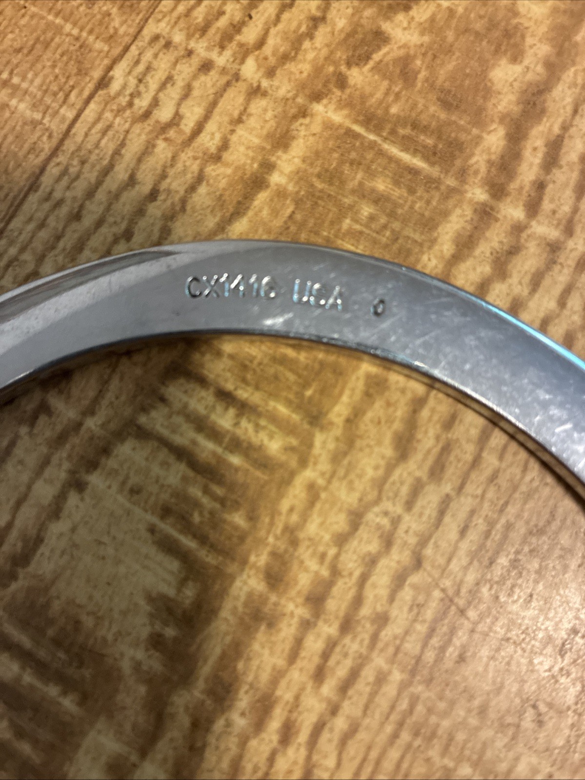 Snap On Tools 7/16″ x 1/2″ Halfmoon Obstruction Box End Wrench 12 Point CX1416