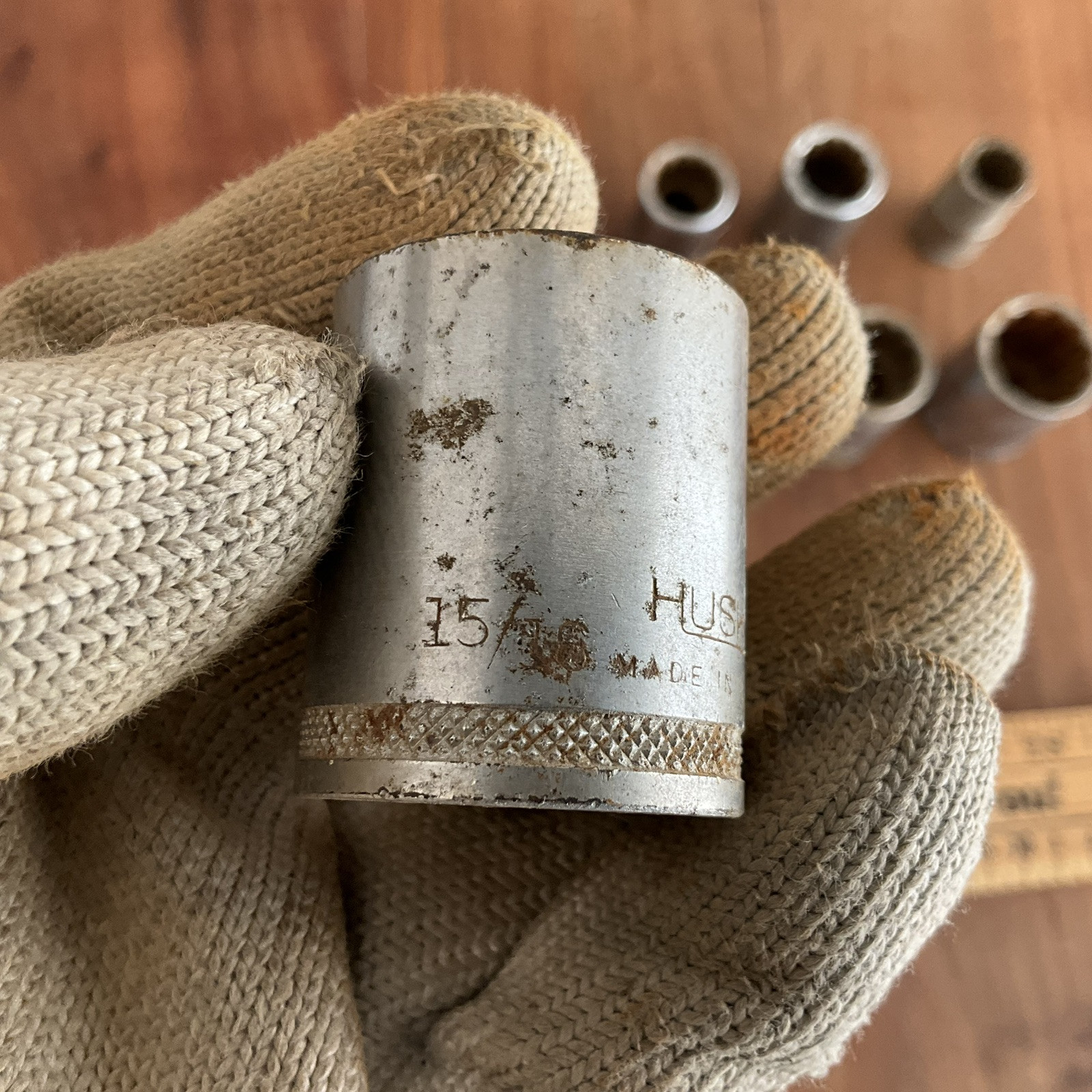 Vintage 22 pc Socket Set 1/2″ Drive Indestro Ratchet Made in USA
