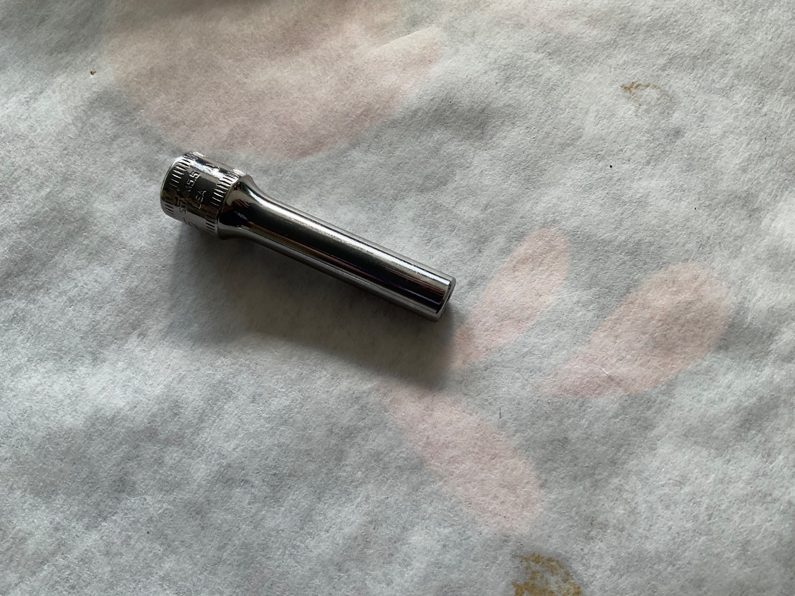 Snap on 5.5MM STMM5.5 1/4″ Drive 6 Point Deep Chrome Socket