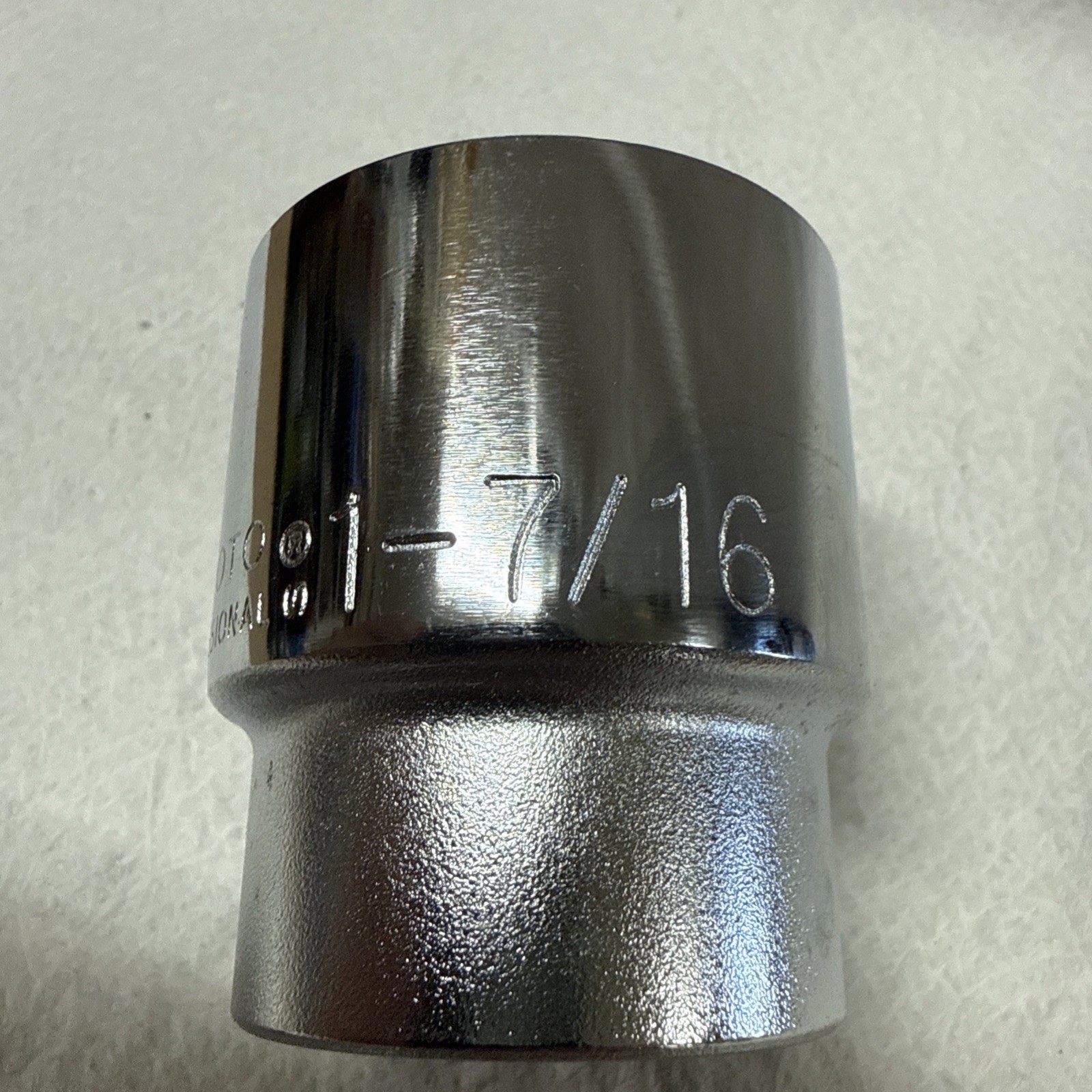 Proto Professional Socket – 1-7/16”, 1/2” Drive, 12-Point, Made in USA. #559650