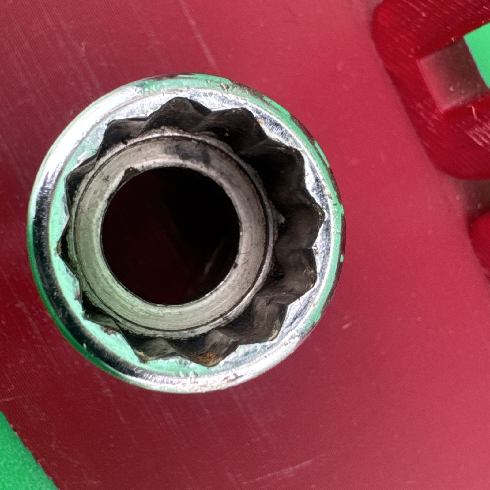 Snap On F161 3/8″ Drive 12-Point SAE 1/2″ Shallow Chrome Socket Engraved 4