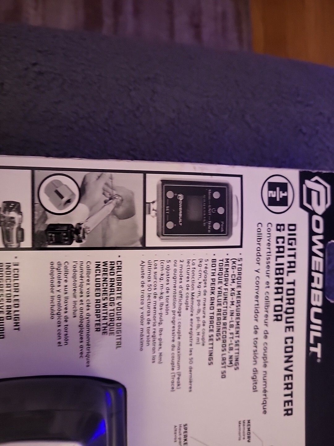 Powerbuilt 1/2 Inch Drive Digital Torque Socket Adapter – 940962