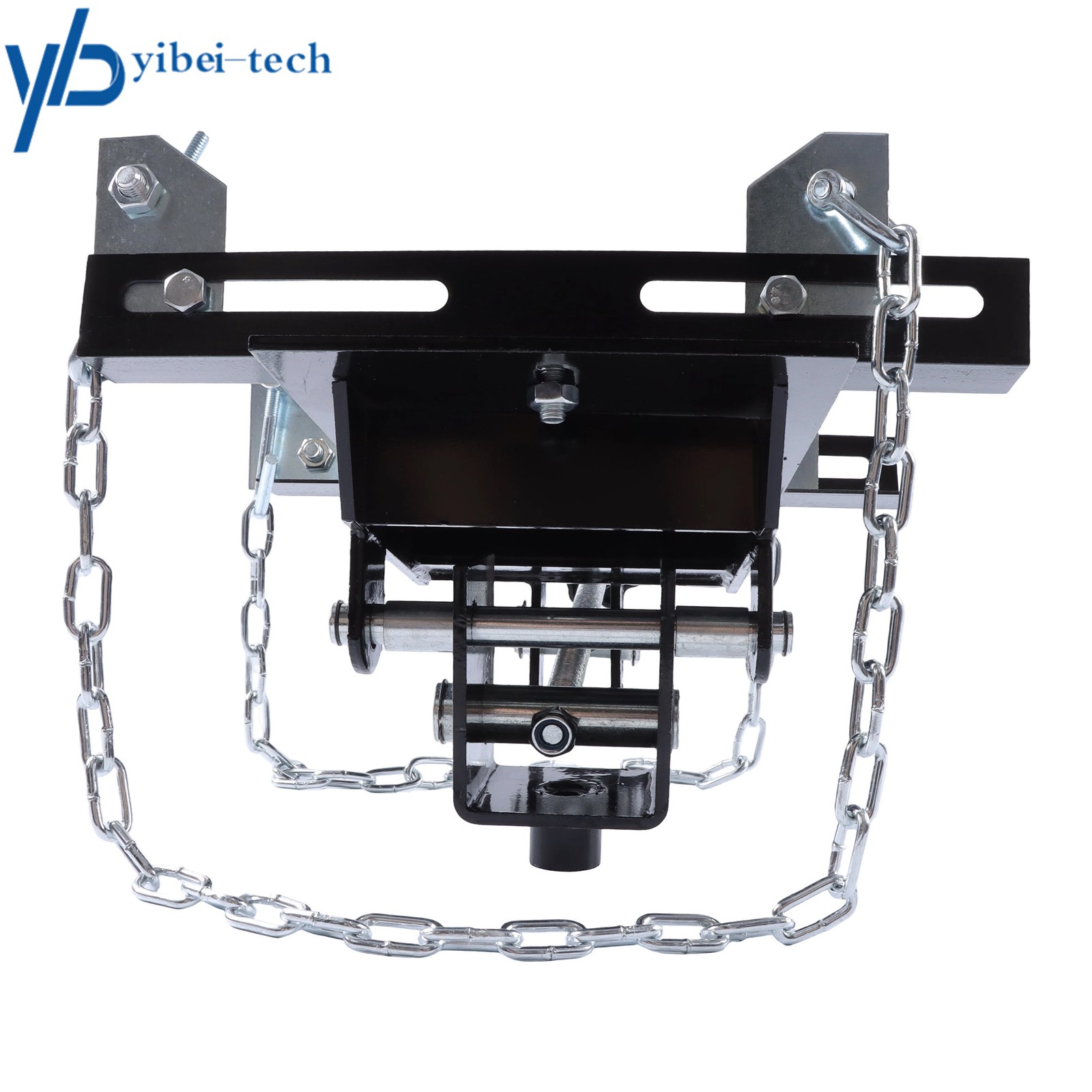 Transmission Floor Jack Adapter 1100lbs Capacity 1/2 Ton for Repair Tool Black