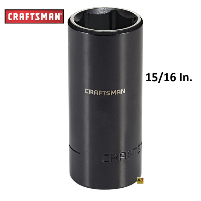 Craftsman 1/2 Inch Drive Impact Deep Socket 6 Point Metric MM Inch SAE Pick Size