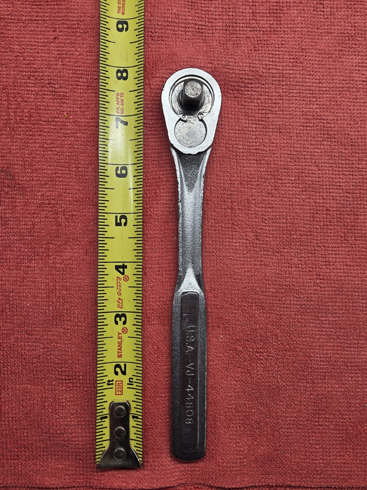Vintage Craftsman USA -VJ- 44808 3/8» Teardrop QR Long Handle (7.75″) Ratchet
