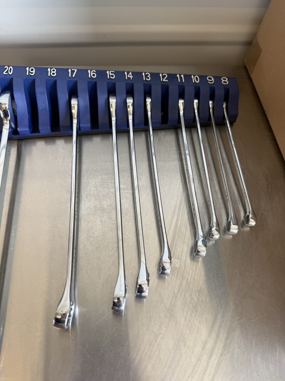 Mac Tools 9 PC Metric Combination Wrench Mixed Set 12 Point USA