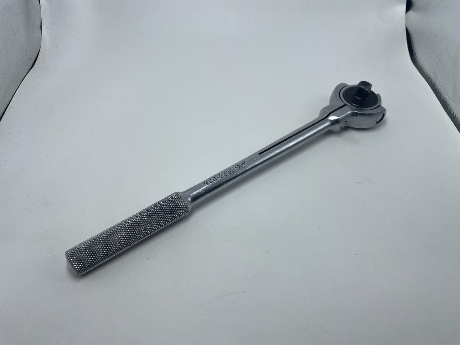 SK Tools 3/8” Drive Swivel Head Ratchet No. 3870 USA