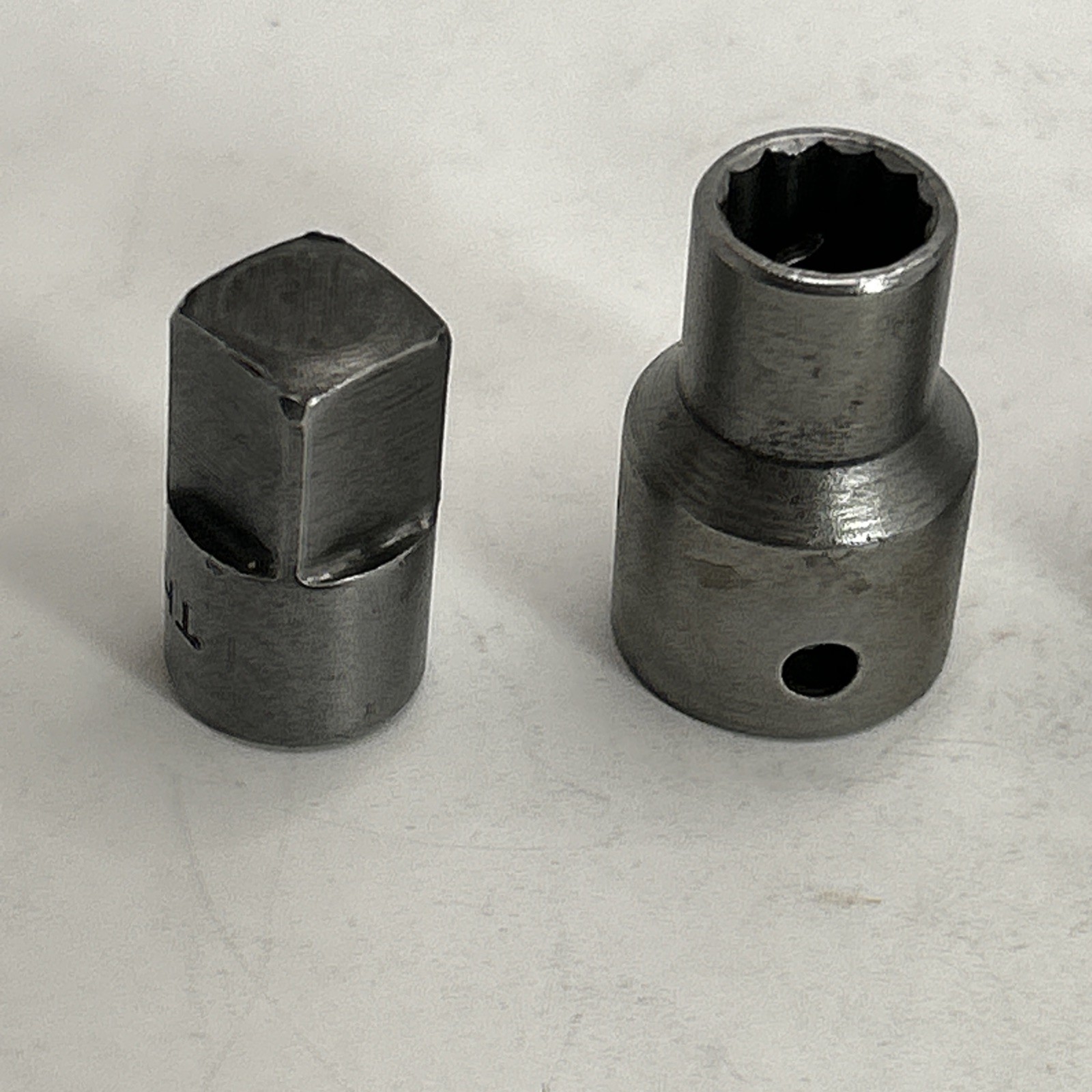 7 VINTAGE THORSEN 1/2″ DRIVE SET 12 POINT SOCKETS – 3/8 To 1/2 Adapter 7/16-1”