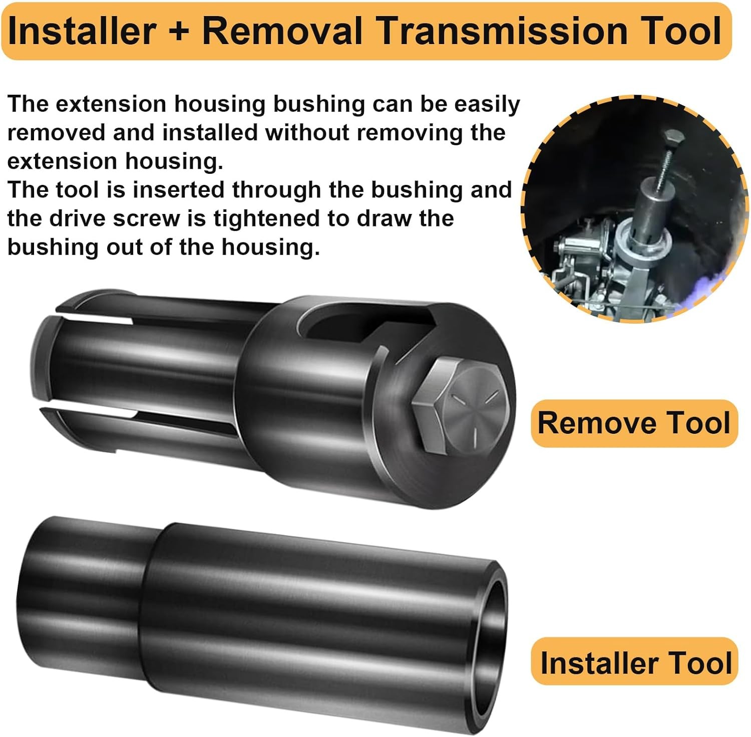 T-0160 Extension Housing Bushing Driver Installer Tool for GM Transmission 350