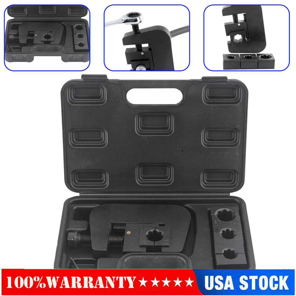 A/C Hydraulic Hose Crimper Tool Kit Air Conditioning Pipes Repair Crimping Tool