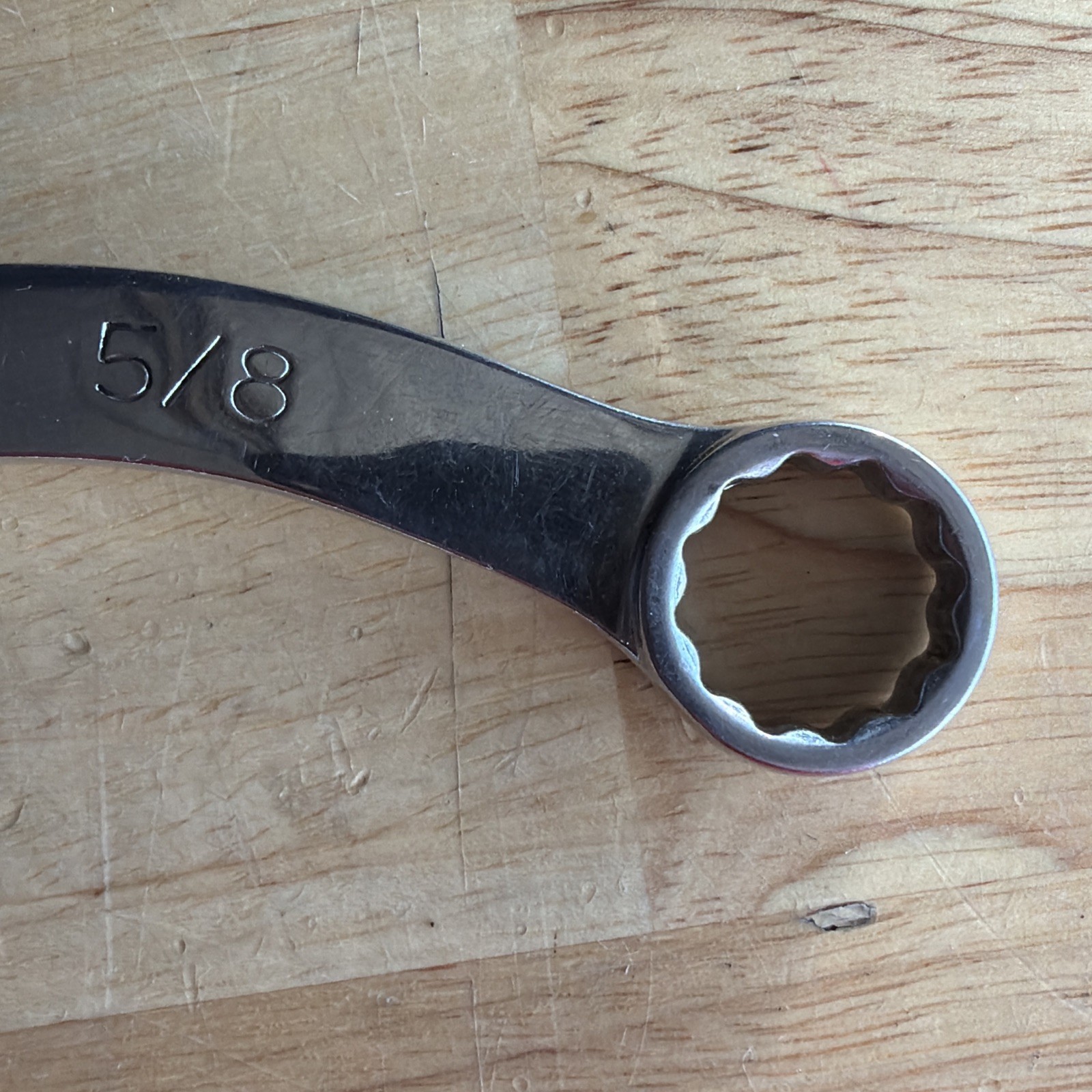 Mac Tools 5/8″ x 3/4″ Obstruction Box End Wrench Halfmoon HR2024R Made in USA